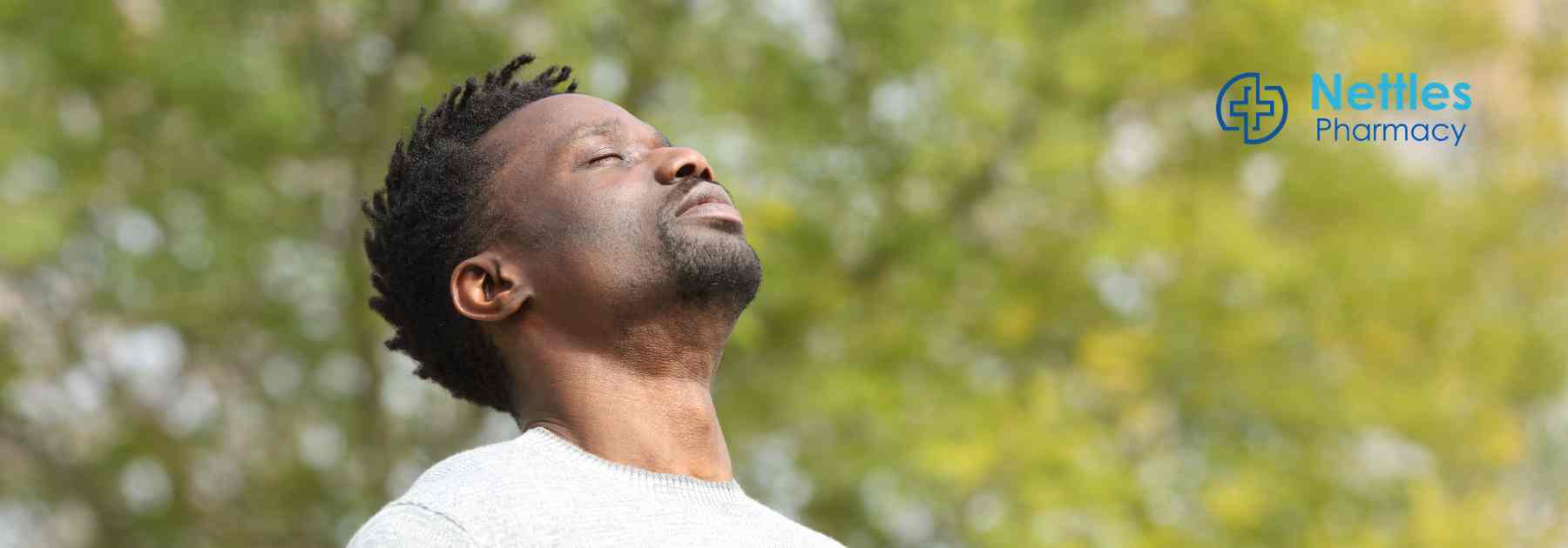 Breathing in fresh air after sinusitis recovery